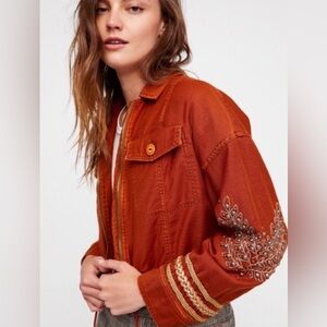 Free People Cropped Jacket